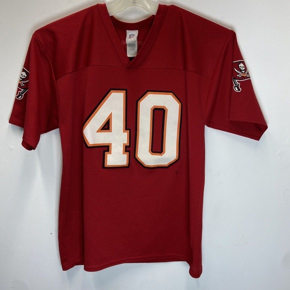 Tampa Bay Buccaneers Mike Alstott Jersey NFL Team Apparel Men’s Size Large - Picture 1 of 6